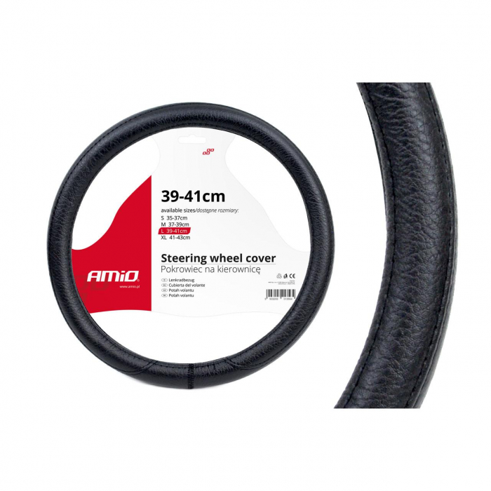 Husa volan neagra SWC-16-L (39-41cm) [1]