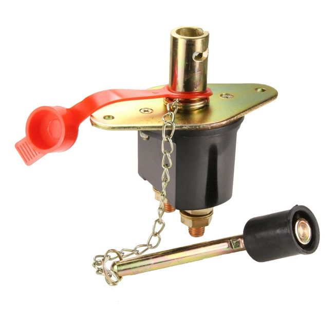 Intrerupator "Contact General" dimensiune MARE pentru Camioane, 12V - 24V, cu cheie metalica [2]