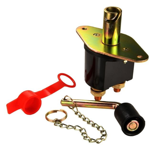 Intrerupator "Contact General" dimensiune MARE pentru Camioane, 12V - 24V, cu cheie metalica [3]