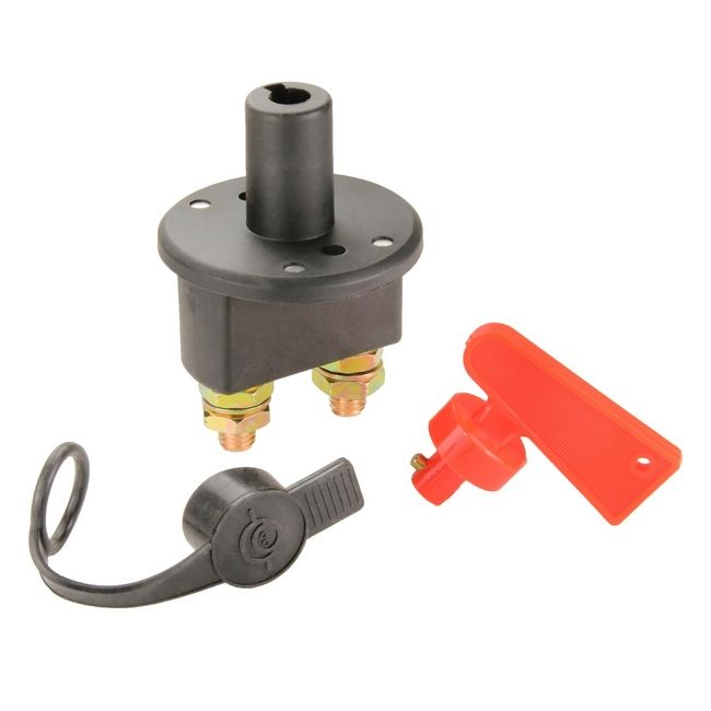 Intrerupator "Contact General" dimensiune MICA pentru Autoutilitara, 12V - 24V, cu cheie din plastic [6]