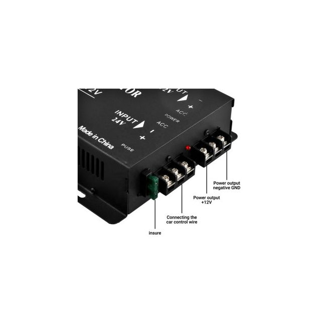 Invertor 100A 24V-12V varf putere 100A consum continuu 60A [4]