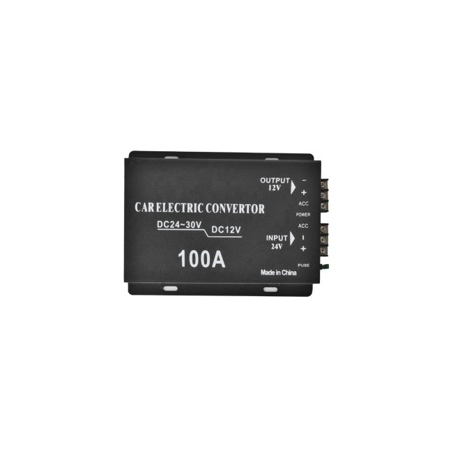 Invertor 100A 24V-12V varf putere 100A consum continuu 60A [3]