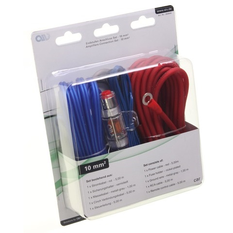 Kit cabluri pentru instalare amplificator auto, grosime 10mm² [1]