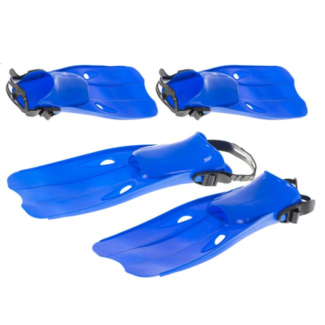 Labe de Inot si Scufundari, marime M (22,5-24,5 cm), culoare Albastra [5]