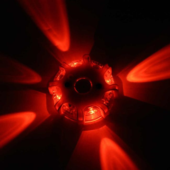 Lampa LED de urgenta pentru siguranta rutiera cu baza magnetica si functie de lanterna [4]