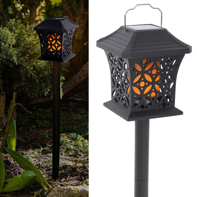 Lampa solara de exterior "COMBO" cu 12 LED-uri cu posibilitate de montaj la sol sau pe perete [9]