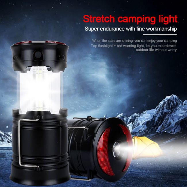 Lampa Turistica LED, 3in1, extensibila, 4 moduri de lucru (cort, tabara, camping, rulota, calatorii, expeditii) [7]