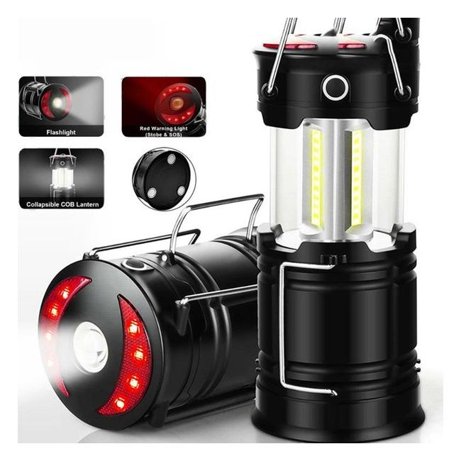 Lampa Turistica LED, 3in1, extensibila, 4 moduri de lucru (cort, tabara, camping, rulota, calatorii, expeditii) [6]