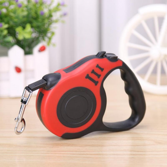 Lesa Retractabila Automata 5m lungime pentru caini de pana la 14 kg [1]