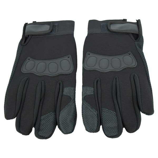 Manusi cu elemente de protectie, cu destinatie Moto, ATV, SSV, QUAD, culoare Neagra [1]