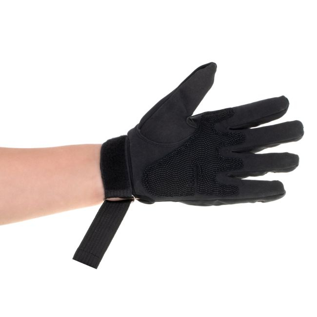 Manusi Tactice cu elemente de protectie, marime L, cu destinatie Moto, ATV, SSV, QUAD, culoare Neagra [2]