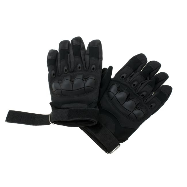 Manusi Tactice cu elemente de protectie, marime XL, cu destinatie Moto, ATV, SSV, QUAD, culoare Neagra [3]
