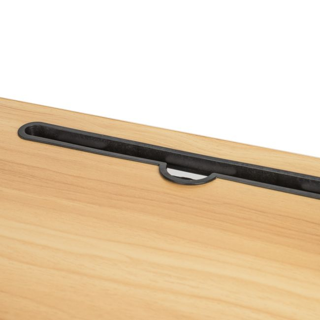 Masa pentru Laptop plianta din MDF, dimensiune 60 x 39,5 cm, cu suport pahar si telefon [3]