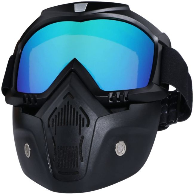 Masca de Protectie cu Ochelari Detasabili, cu destinatie Moto, ATV, SSV, QUAD [1]