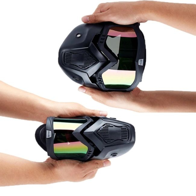 Masca de Protectie cu Ochelari Detasabili, cu destinatie Moto, ATV, SSV, QUAD [5]