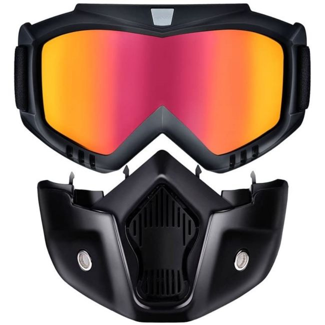 Masca de Protectie cu Ochelari Detasabili, cu destinatie Moto, ATV, SSV, QUAD [4]