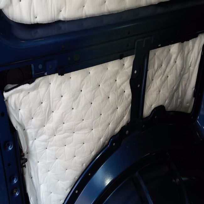 Material insonorizant auto gofrat autoadeziv, 50 x 80 cm, culoare ALBA [2]