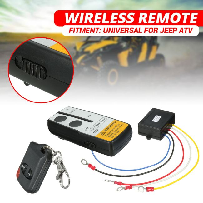 Modul cu 2 telecomenzi Wireless pentru actionare Troliu, destinatie Off-Road, ATV, SSV, QUAD (AVX-T290519-8) [3]