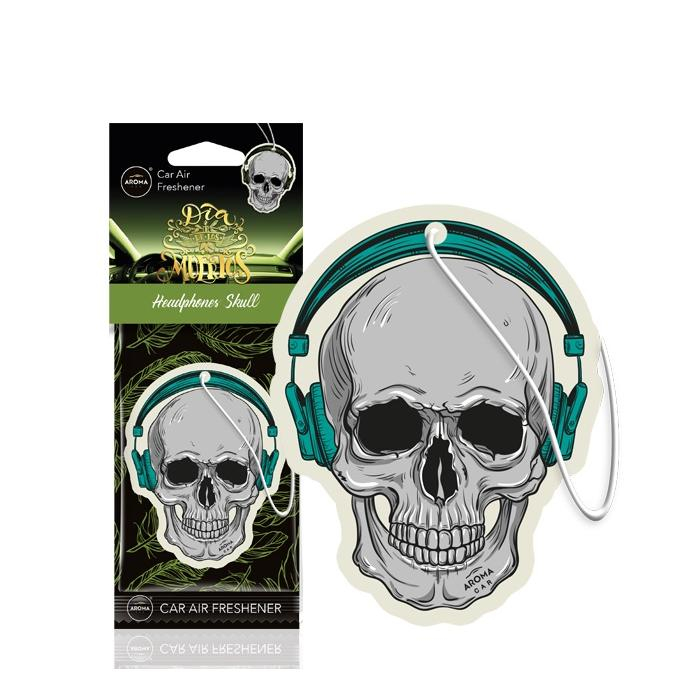 Odorizant Auto AROMA DIA DE LOS MUERTOS Headphones Skull [2]