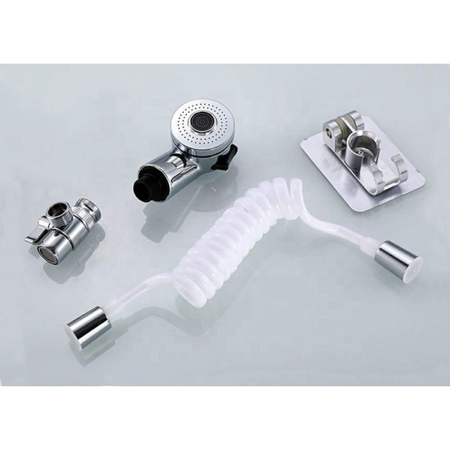Para de dus suplimentara cu furtun extensibil pentru chiuveta sau cada, AVX-AG176B [4]