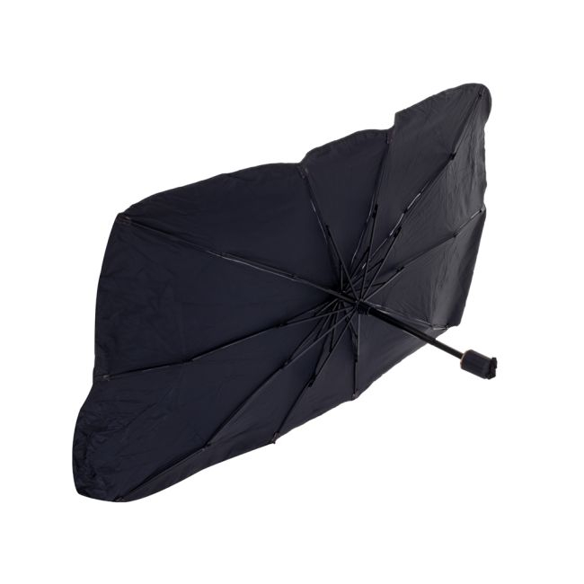 Parasolar Auto tip umbrela pentru parbriz, dimensiune 78 x 130 cm, culoare neagra [2]