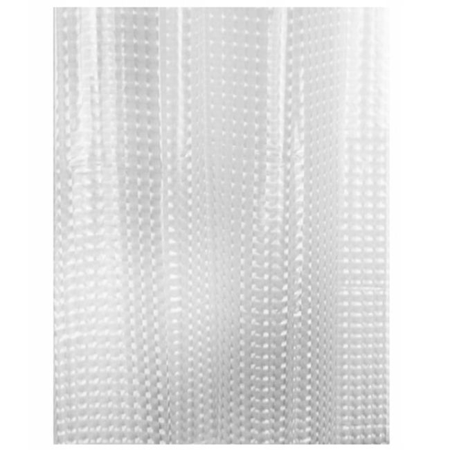 Perdea de dus semitransparenta din PEVA, dimensiune 180 x 180 cm [4]