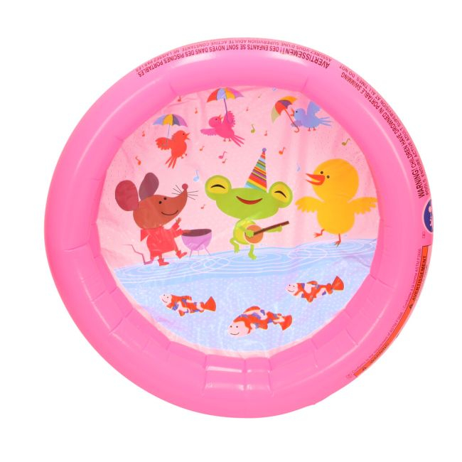 Piscina Gonflabila pentru copii, model MINI, culoare Roz, diametru 61 cm [5]