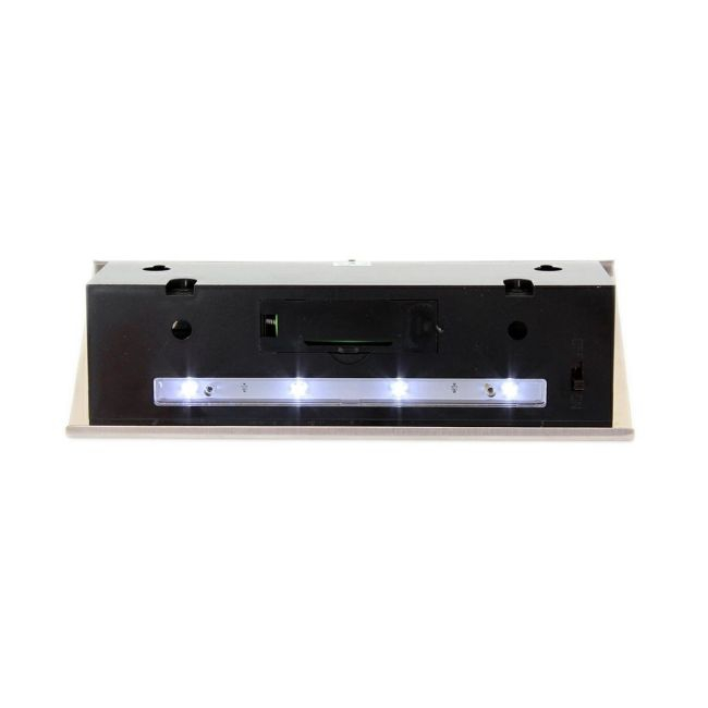 Placa numar casa iluminata LED, incarcare solara, carcasa din INOX [5]