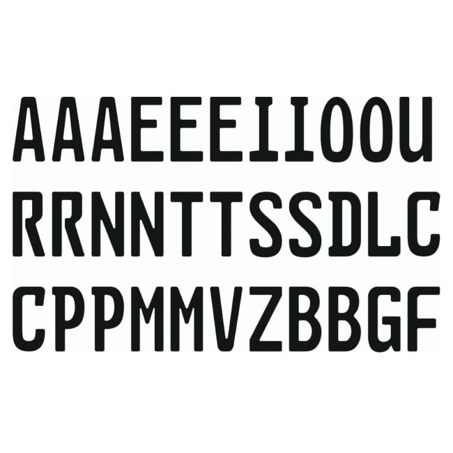 Placuta de inmatriculare "CUSTOM TEXT", dimensiune 52 x 11 cm, culoare alba, material PVC, 33 de caractere incluse [2]