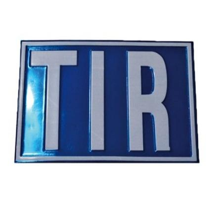 Placuta metalica TIR din otel reliefat [2]