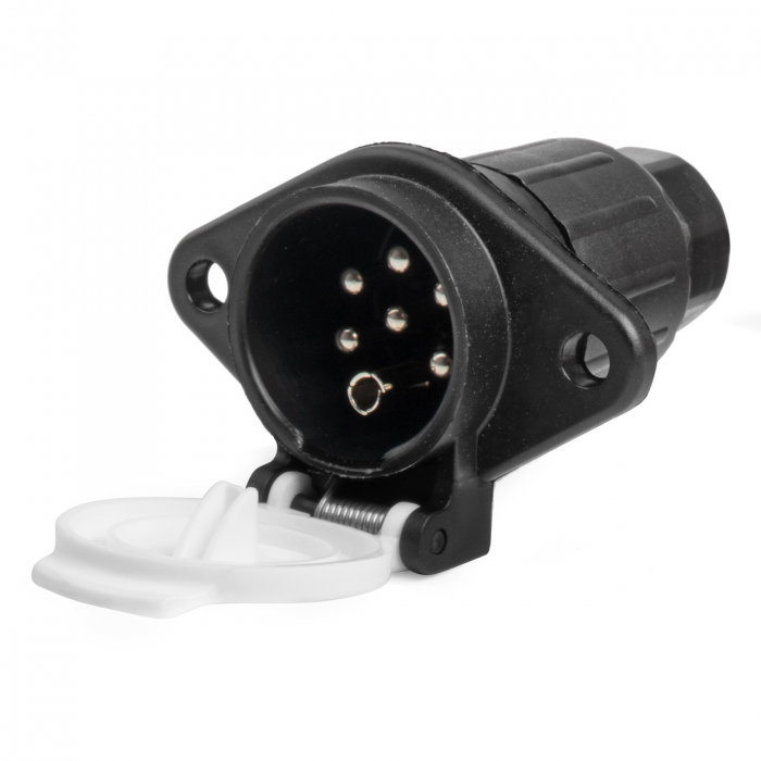 Priza remorca cu 7 PIN, Tip S, tensiune 24V, destinatie TIR, Camion [1]