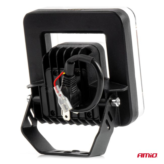 Proiector LED cu Angel Eye model AWL57, pozitie, semnalizare, faza lunga/scurta, pentru Off-Road, ATV, SSV, putere 45W, 8000lm, tensiune 9-36V, dimensiuni 114,5 x 114,5 x 51 mm [7]