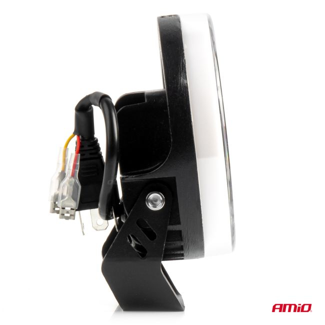 Proiector LED cu Angel Eye model AWL58, pozitie, semnalizare, faza lunga/scurta, pentru Off-Road, ATV, SSV, putere 45W, 8000lm, tensiune 9-36V, dimensiuni 114,5 x 114,5 x 52 mm [8]