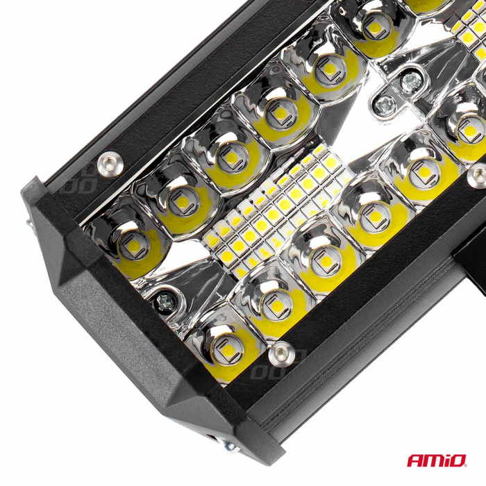 Proiector LED pentru Off-Road, ATV, SSV, cu doua fluxuri de lumina, culoare 6500K, 120W, tensiune 9 - 36V, dimensiuni 170 x 74 x 63 mm [2]