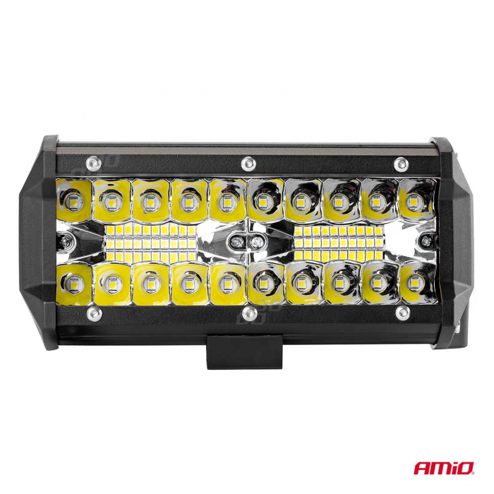 Proiector LED pentru Off-Road, ATV, SSV, cu doua fluxuri de lumina, culoare 6500K, 120W, tensiune 9 - 36V, dimensiuni 170 x 74 x 63 mm [6]