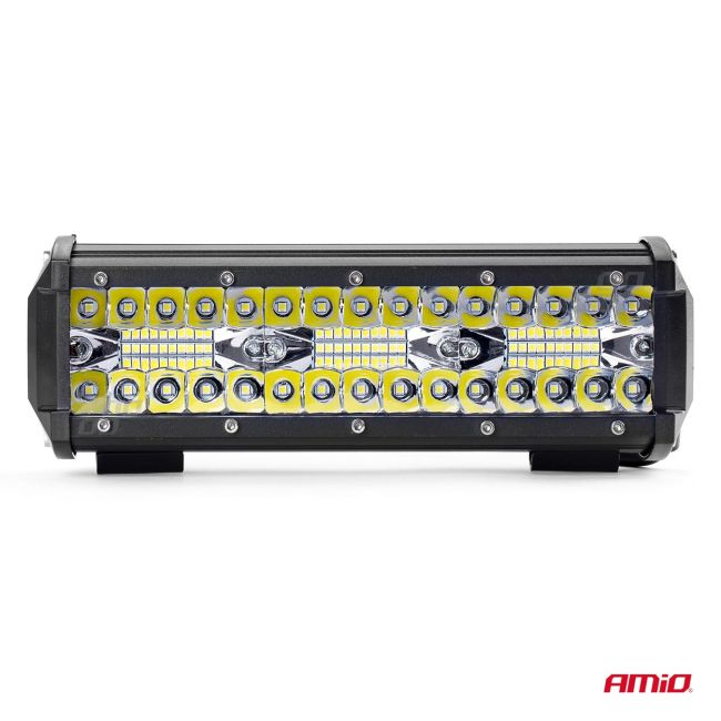 Proiector LED pentru Off-Road, ATV, SSV, cu doua fluxuri de lumina, culoare 6500K, 120W, tensiune 9 - 36V, dimensiuni 170 x 74 x 63 mm [10]