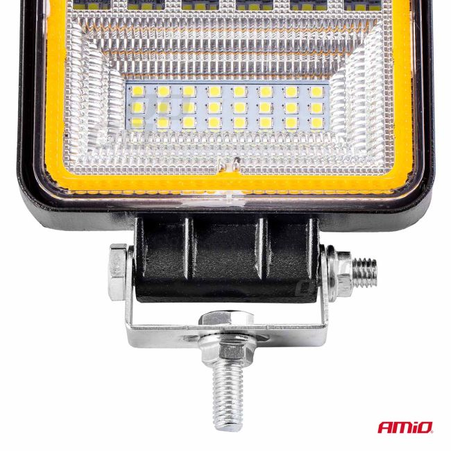 Proiector LED pentru Off-Road, ATV, SSV, cu functie de semnalizare, culoare 6500K, 3360 lm, tensiune 9 - 36V, dimensiuni 110 x 110 mm [9]
