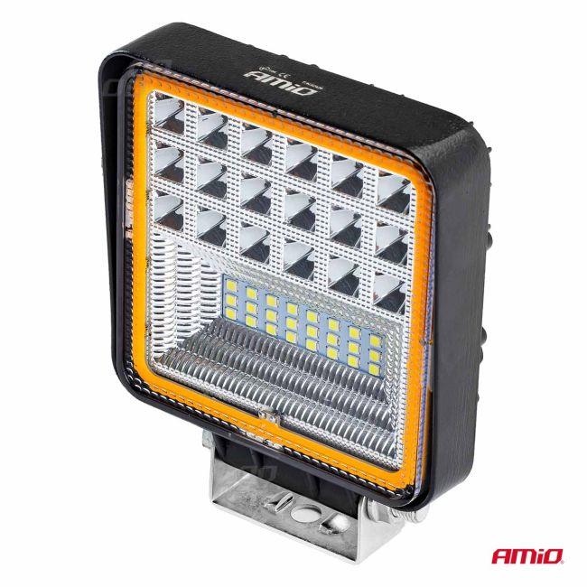 Proiector LED pentru Off-Road, ATV, SSV, cu functie de semnalizare, culoare 6500K, 3360 lm, tensiune 9 - 36V, dimensiuni 110 x 110 mm [10]