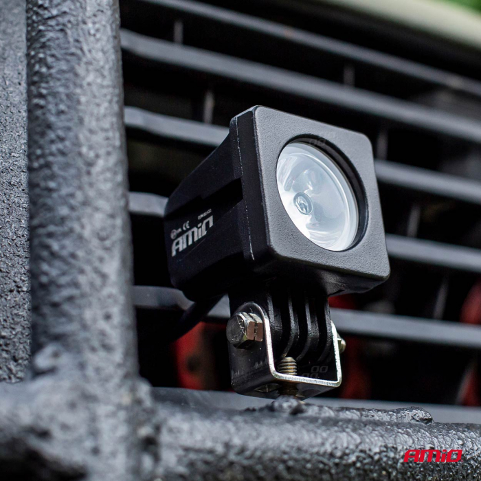 Proiector LED pentru Off-Road, ATV, SSV,  culoare 6500K, 1000 lm, tensiune 9 - 36V, dimensiune 50 x 50 mm [6]