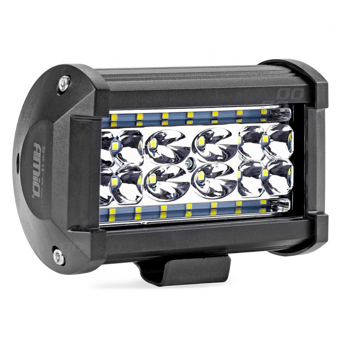 Proiector LED pentru Off-Road, ATV, SSV,  culoare 6500K, 28 LED-uri, tensiune 9 - 36V, dimensiune 136 x 80 mm [1]