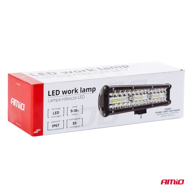 Proiector LED pentru Off-Road, ATV, SSV, culoare 6500K, 4800 lm, tensiune 9 - 36V, dimensiuni 240 x 74 mm [10]