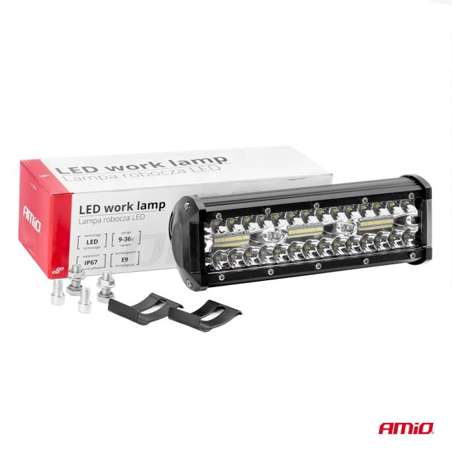 Proiector LED pentru Off-Road, ATV, SSV, culoare 6500K, 4800 lm, tensiune 9 - 36V, dimensiuni 240 x 74 mm [9]