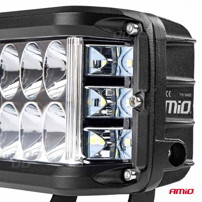 Proiector LED pentru Off-Road, ATV, SSV,  culoare 6500K, cu doua functii, tensiune 9 - 36V, dimensiune, 110 x 75 mm [2]