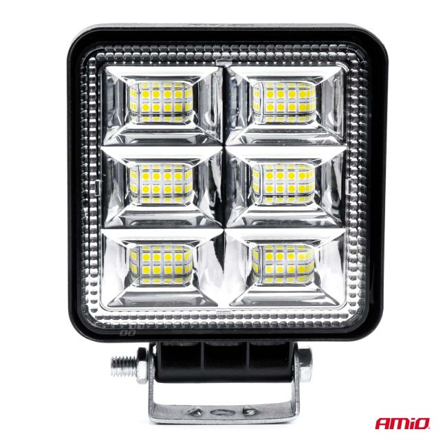 Proiector LED pentru Off-Road, ATV, SSV, putere 144W, culoare 6500K, tensiune 9-36V, dimensiuni 110 x 110 x 35 mm [2]