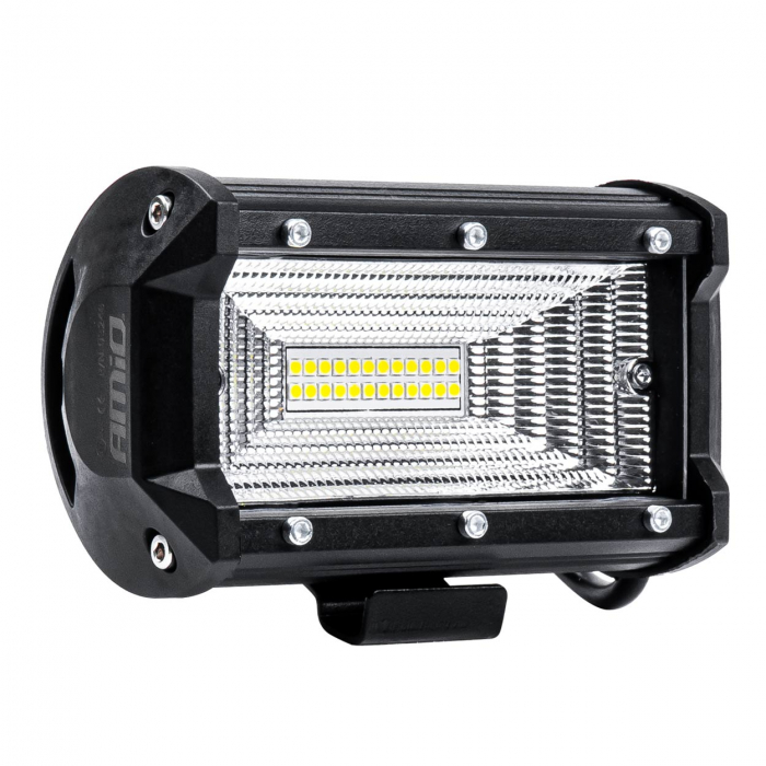 Proiector LED pentru Off-Road, ATV, SSV, putere 72W, culoare 6500K, tensiune 9-36V, dimensiuni 135 x 75 x 55 mm [1]