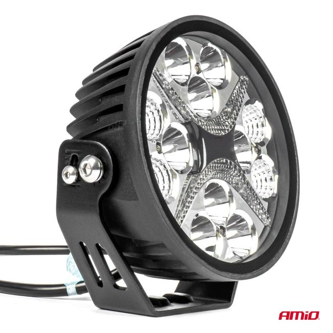 Proiector LED "PRO SERIES" cu doua functii pentru Off-Road, ATV, SSV, putere 54W, 7200lm, culoare 6000K, tensiune 10-30V, dimensiuni 140 x 140 x 61 mm [4]