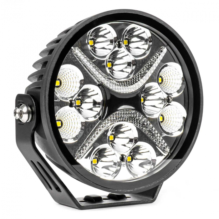 Proiector LED "PRO SERIES" cu doua functii pentru Off-Road, ATV, SSV, putere 54W, 7200lm, culoare 6000K, tensiune 10-30V, dimensiuni 140 x 140 x 61 mm [1]