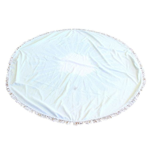 Prosop mare de plaja, super absorbant, forma rotunda, diametru 150cm, model Ananas [3]