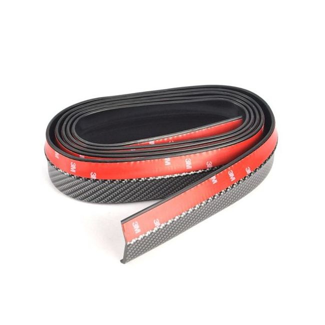 Protectie spoiler, prelungire bara fata/spate din cauciuc, culoare CARBON Negru [3]