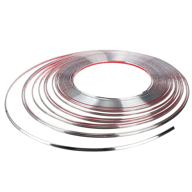 Rola Ornament autoadeziv, 6mm x 15m, culoare Crom SILVER [5]